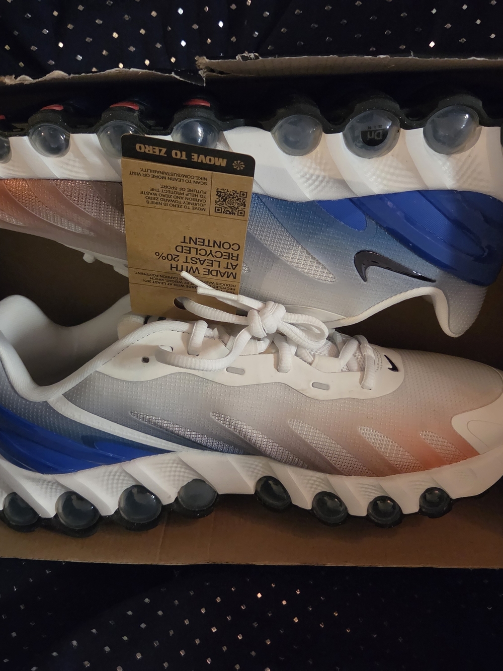 Nike Air Max DN8 Summit White Black Gradient Sneakers IM7405-100 Size 11 Men
